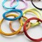 25 Rolls 820 Feet Colored Aluminum Craft Wire 1 mm Flexible Metal Artistic Jewelry Beading Wire, Each Roll 32.8 Feet, 25 Colors